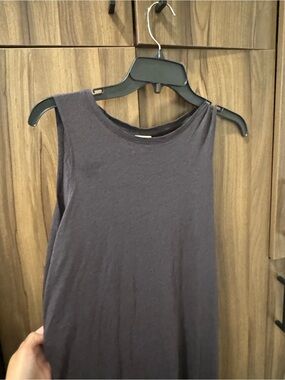 H&M Sleeveless Maxi Dress in Charcoal